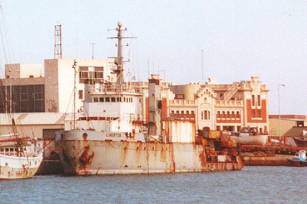 Photograph of the vessel  Linertor pictured laid up in Valencia on 4th February 2001