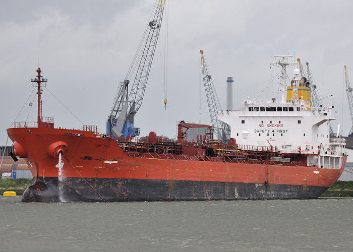 Photograph of the vessel  Liquid Force pictured in Waalhaven, Rotterdam on 24th June 2012