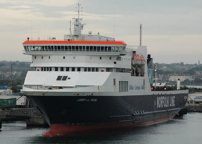 Photograph of the vessel  Liverpool Viking pictured at Dublin on 16th June 2006