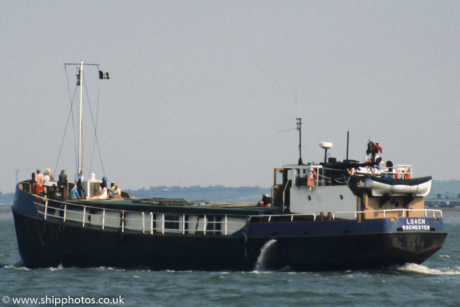 Photograph of the vessel  Loach pictured on the River Medway on 17th June 1989