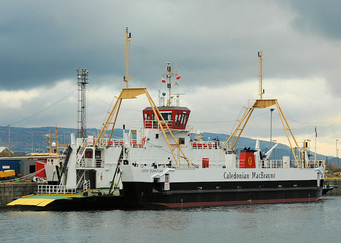Photograph of the vessel  Loch Dunvegan pictured in James Watt Dock, Greenock on 20th November 2010