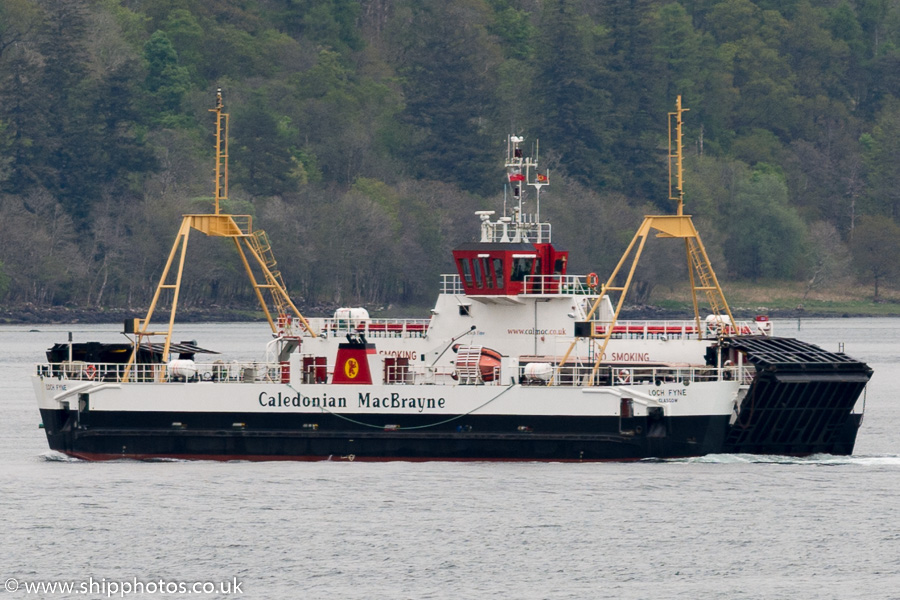 Photograph of the vessel  Loch Fyne pictured at Lochaline on 15th May 2016