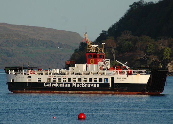 Photograph of the vessel  Loch Linnhe pictured at Tobermory on 23rd April 2011