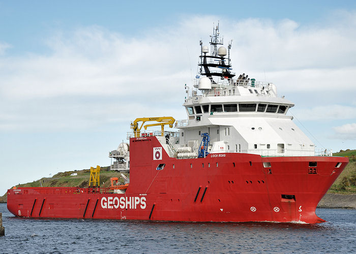 Photograph of the vessel  Loch Roag pictured arriving at Aberdeen on 13th May 2013