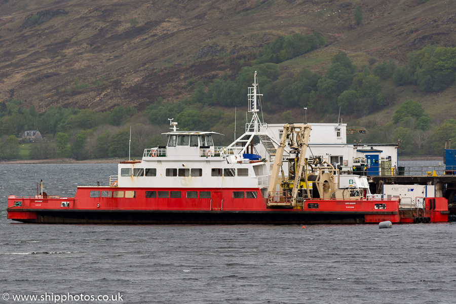 Photograph of the vessel  Loch Sunart pictured at Fort William on 19th May 2016