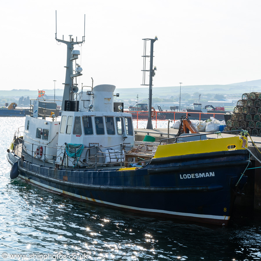 Photograph of the vessel  Lodesman pictured at Kirkwall on 14th May 2024