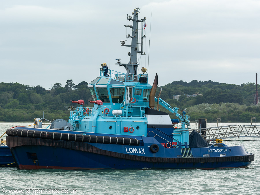 Photograph of the vessel  Lomax pictured at Fawley on 8th July 2023