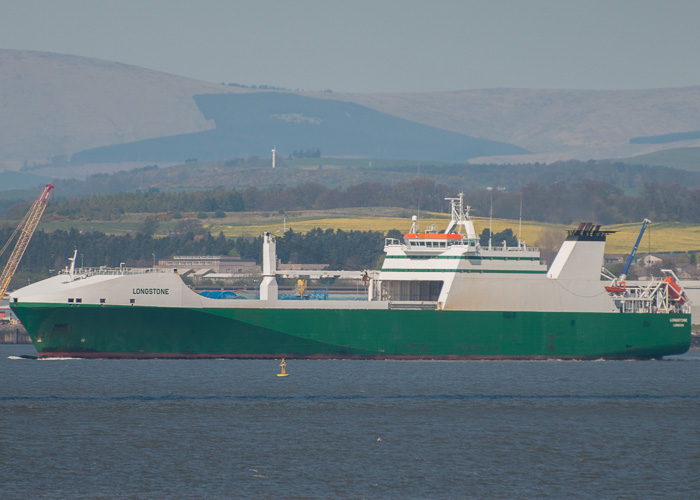 Photograph of the vessel  Longstone pictured departing Rosyth on 20th April 2014