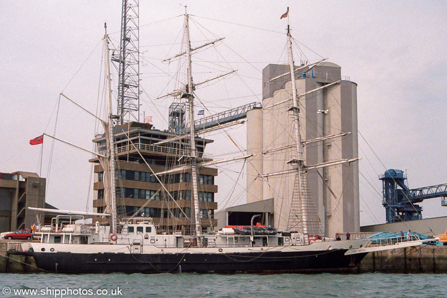 Photograph of the vessel sts Lord Nelson pictured at Southampton on 29th August 2001