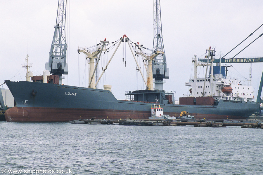 Photograph of the vessel  Louis pictured in Bevrijdingsdok, Antwerp on 20th June 2002