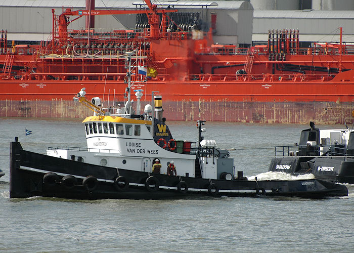 Photograph of the vessel  Louise van der Wees pictured passing Vlaardingen on 21st June 2010