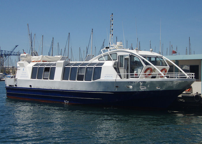 Photograph of the vessel  Lou Mistrau pictured at Toulon on 9th August 2008