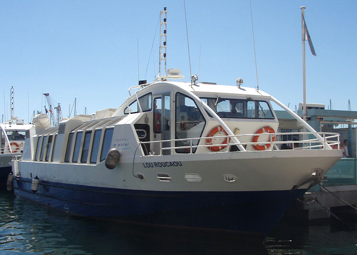 Photograph of the vessel  Lou Roucaou pictured at Toulon on 9th August 2008