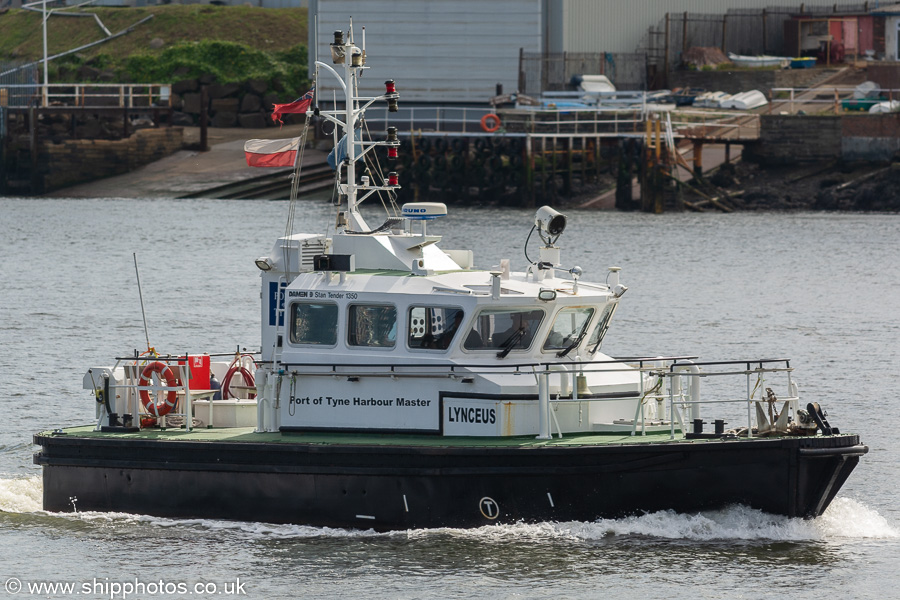 Photograph of the vessel rv Lynceus pictured passing North Shields on 14th August 2021