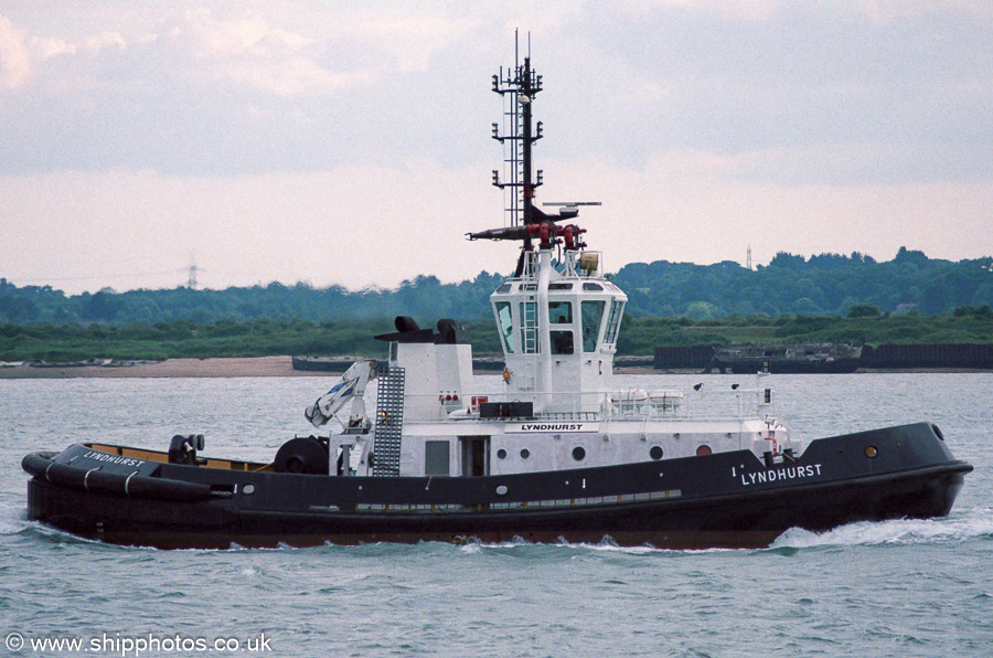 Photograph of the vessel  Lyndhurst pictured in Ocean Dock, Southampton on 20th April 2002