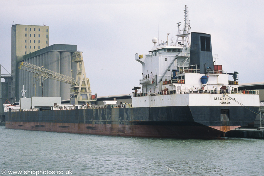 Photograph of the vessel  Mackenzie pictured in Amerikadok, Antwerp on 20th June 2002