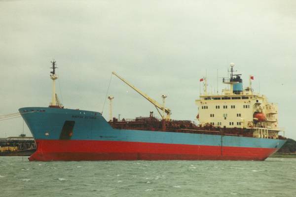  Maersk Bothnia pictured at Gosport on 27th June 1997