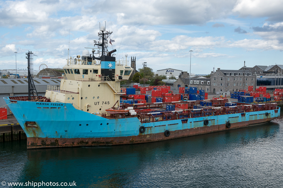  Mærsk Feeder pictured at Aberdeen on 17th May 2015