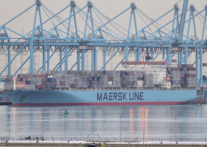 Maersk Kampala pictured in Europahaven, Europoort on 26th June 2012