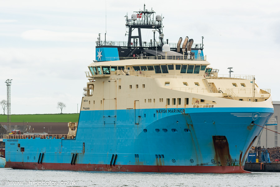 Photograph of the vessel  Mærsk Mariner pictured at Montrose on 12th May 2022