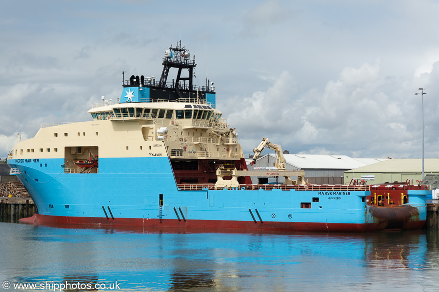 Photograph of the vessel  Mærsk Mariner pictured at Montrose on 7th August 2023