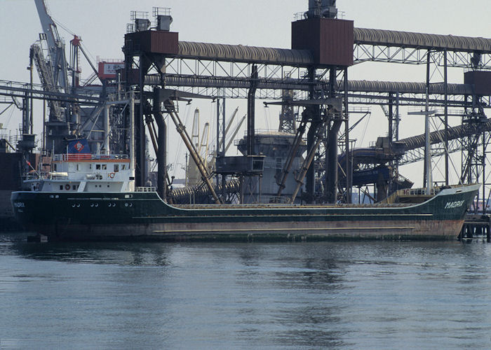 Photograph of the vessel  Magrix pictured in Elbehaven, Europoort on 14th April 1996