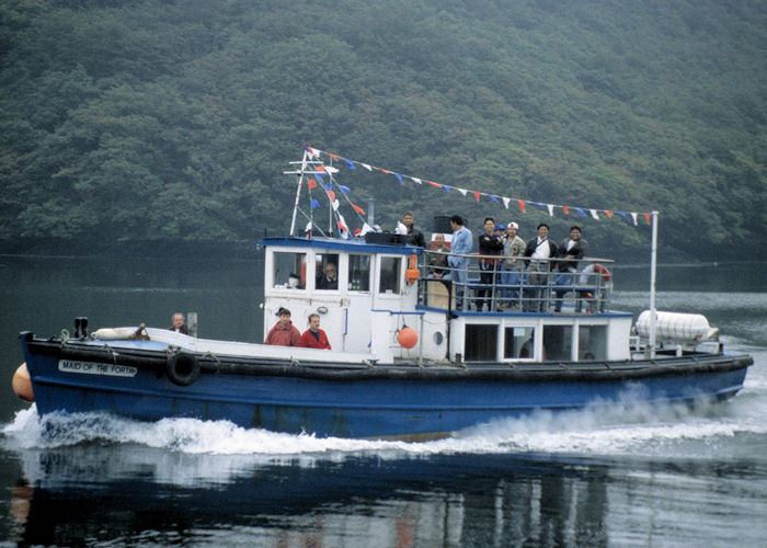 Photograph of the vessel  Maid of the Forth pictured on the River Fal on 27th September 1997