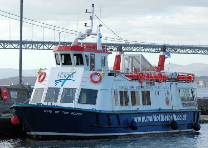Photograph of the vessel  Maid of the Forth pictured at South Queensferry on 26th September 2010