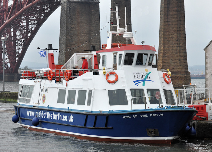 Photograph of the vessel  Maid of the Forth pictured at South Queensferry on 19th April 2012