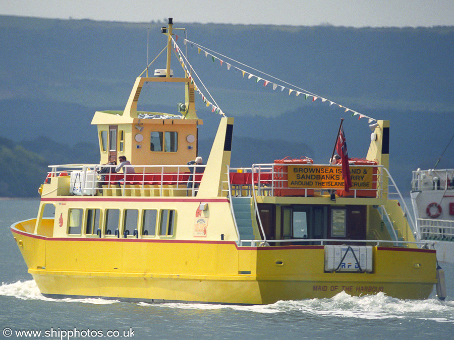 Photograph of the vessel  Maid of the Harbour pictured at Poole on 19th April 2002