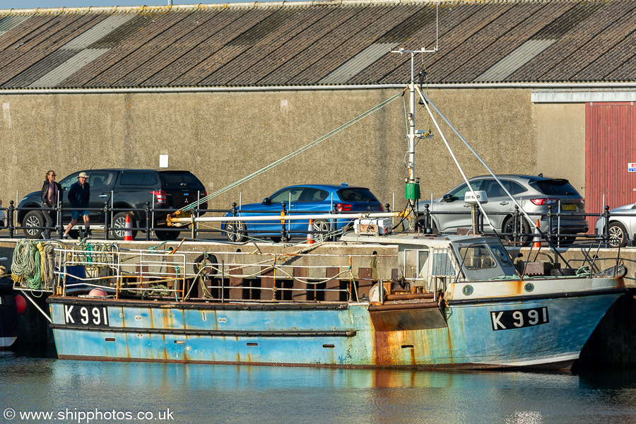 Photograph of the vessel fv Mairi Bheag pictured at Kirkwall on 15th May 2024