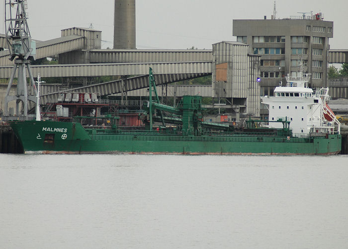 Photograph of the vessel  Malmnes pictured at Northfleet on 6th May 2006
