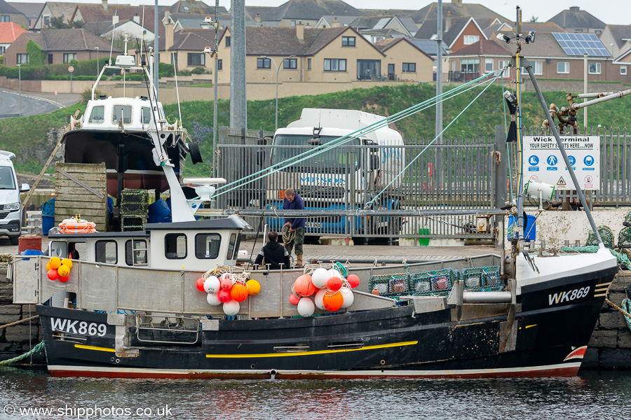 Photograph of the vessel fv Marea B III pictured at Wick on 12th May 2024