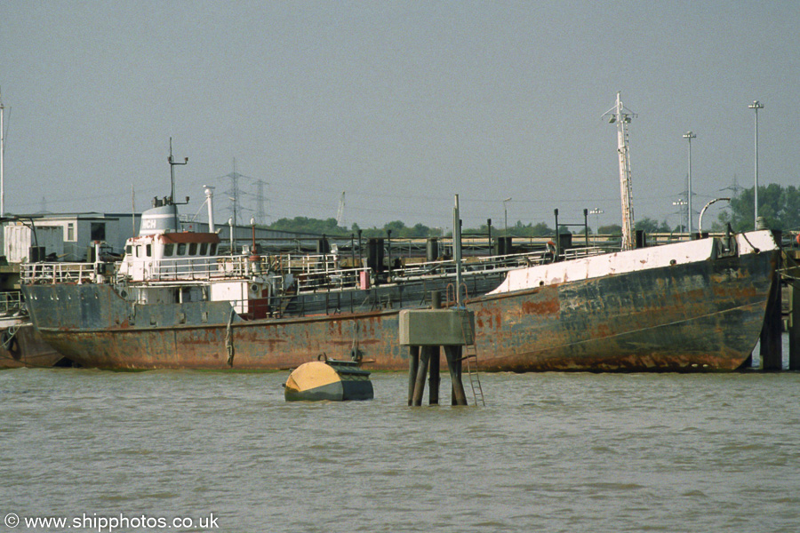Photograph of the vessel  Margaret E pictured at Purfleet on 16th August 2003