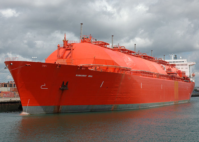 Photograph of the vessel  Margaret Hill pictured laid up at Southampton on 13th June 2009