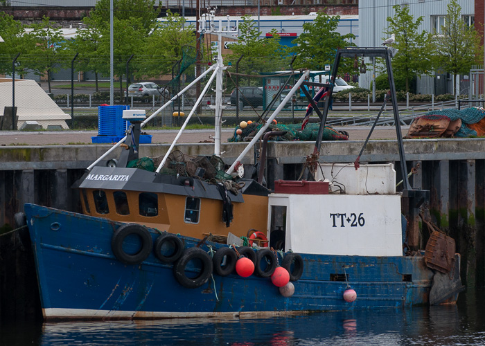 Photograph of the vessel fv Margarita pictured at East India Harbour, Greenock on 11th May 2014