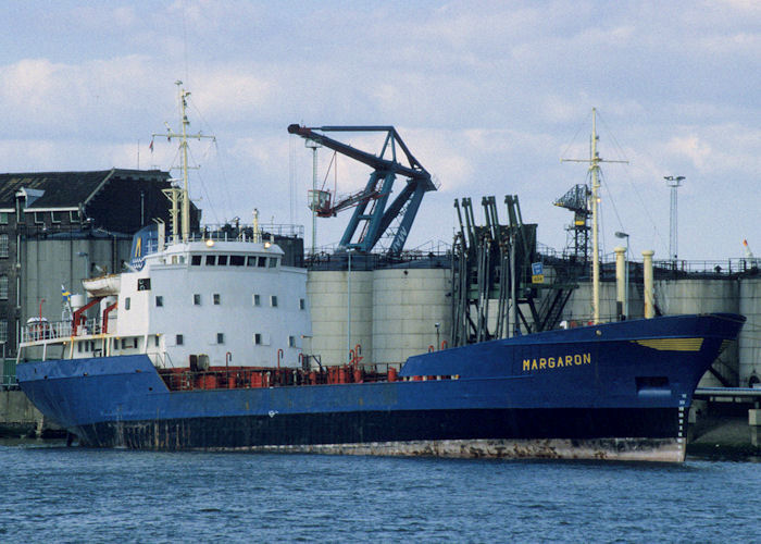 Photograph of the vessel  Margaron pictured in Rotterdam on 20th April 1997