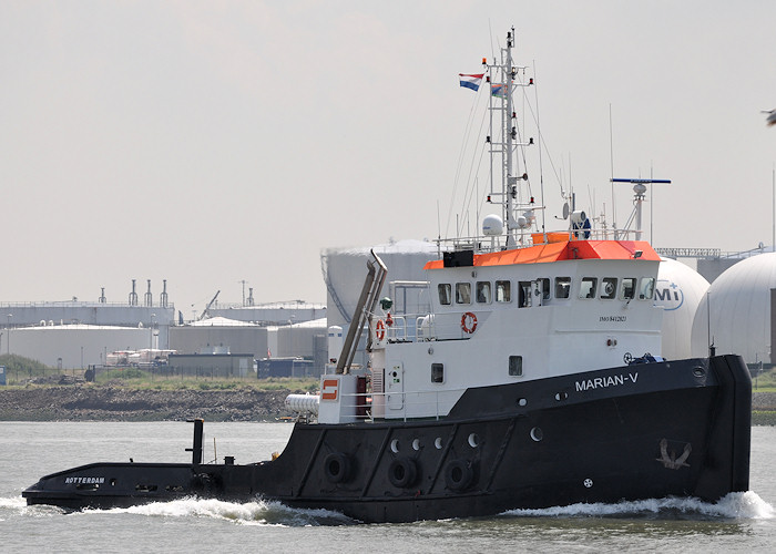 Photograph of the vessel  Marian V pictured passing Vlaardingen on 26th June 2012