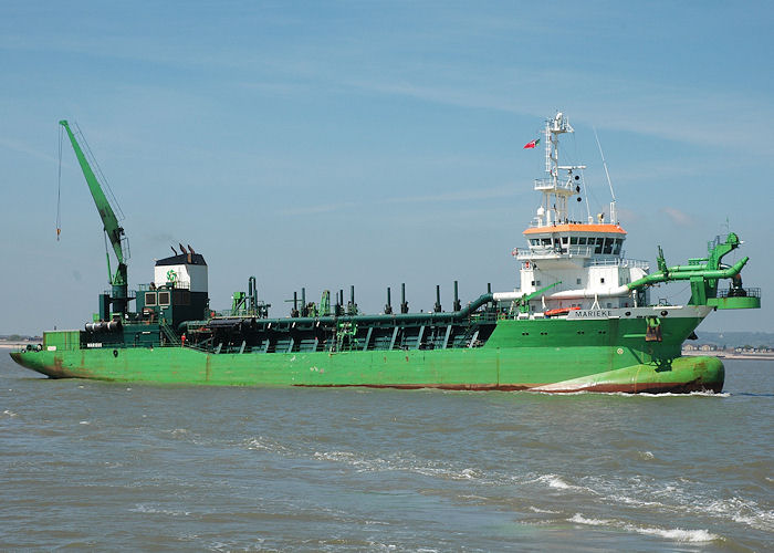 Photograph of the vessel  Marieke pictured on the River Thames on 22nd May 2010