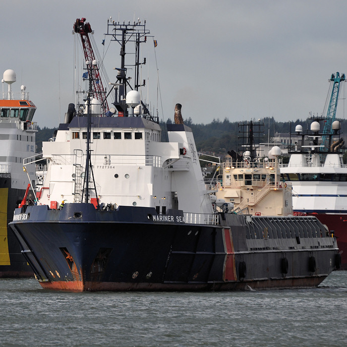 Photograph of the vessel  Mariner Sea pictured at Aberdeen on 14th September 2012