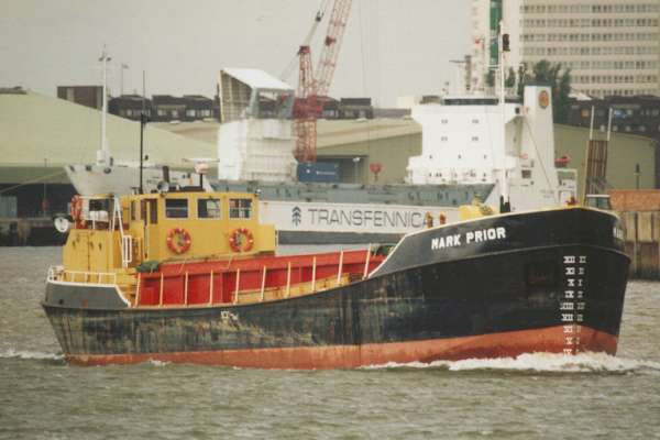 Photograph of the vessel  Mark Prior pictured passing Greenwich on 6th May 1998