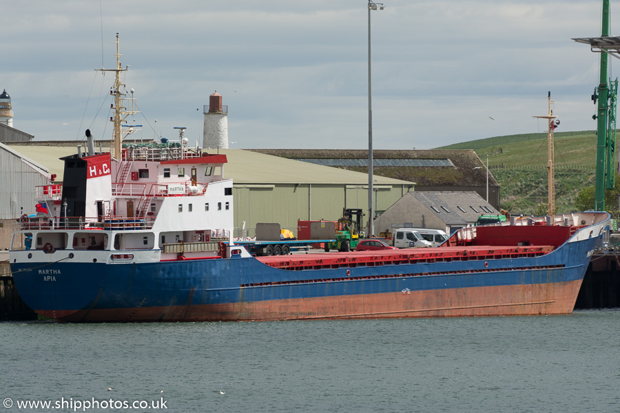 Photograph of the vessel  Martha pictured at Montrose on 24th May 2015