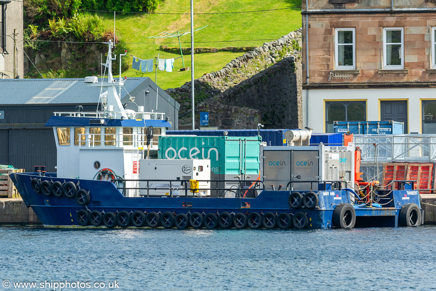 Photograph of the vessel  Mary Ann pictured at Tarbert, Loch Fyne on 10th May 2024