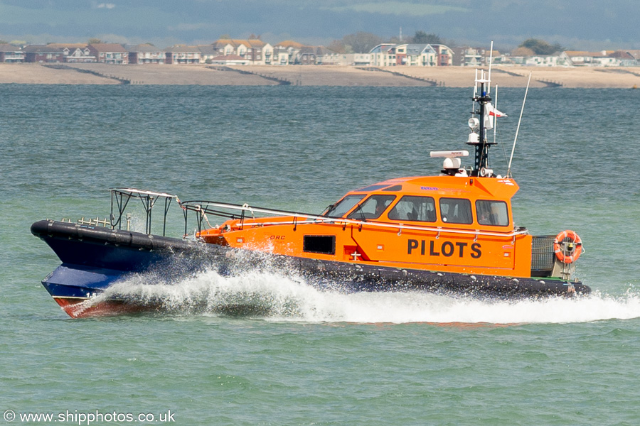 Photograph of the vessel pv Mary Rose pictured in the Solent on 20th April 2024