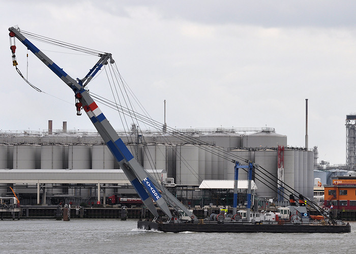 Photograph of the vessel  Matador pictured passing Vlaardingen under tow on 22nd June 2012