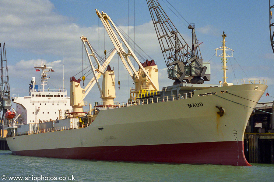 Photograph of the vessel  Maud pictured at Sheerness on 31st August 2002