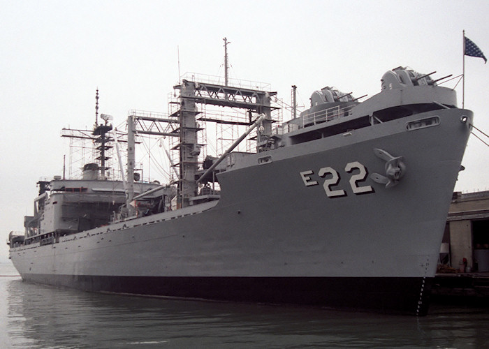 Photograph of the vessel USS Mauna Kea pictured at San Francisco on 6th November 1988