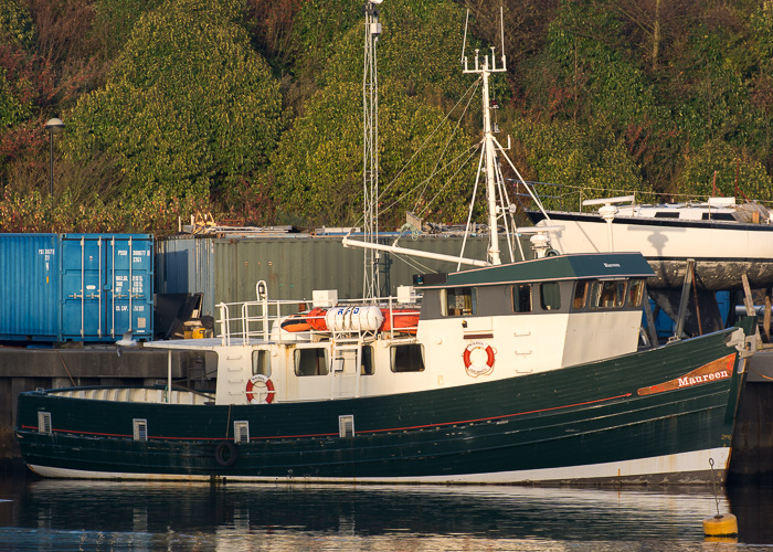 Photograph of the vessel rv Maureen pictured at Royal Quays, North Shields on 29th December 2014