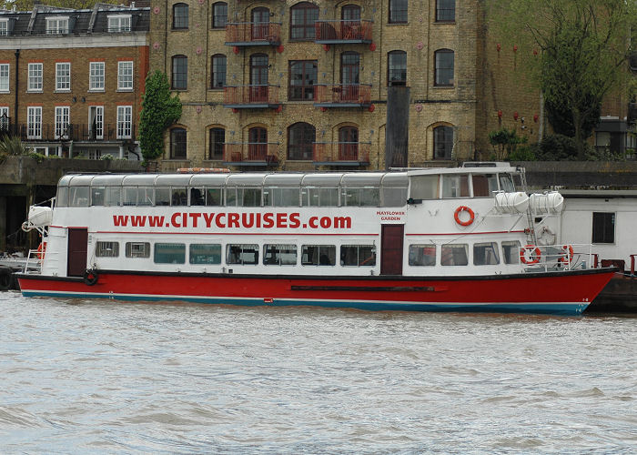 Photograph of the vessel  Mayflower Garden pictured in London on 1st May 2006