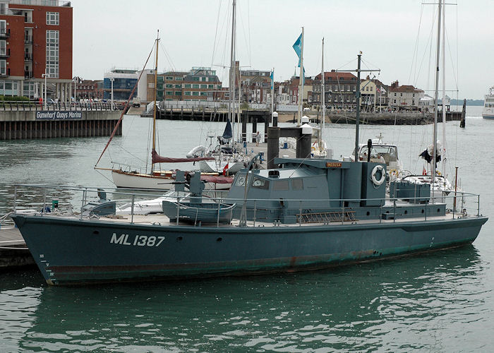 Photograph of the vessel HMSDL Medusa pictured at Gunwharf Quays, Portsmouth on 15th August 2010